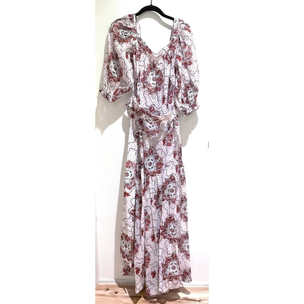 Nwt The Vampire's Wife The Guardian Meadow Rose Print Cotton Poplin Dress Us 8 — image 2 of 8